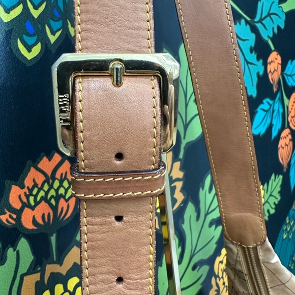 Alviero Martini 1ª Classe Geo Classic Hobo Shoulder Bag - Picture 7 of 13